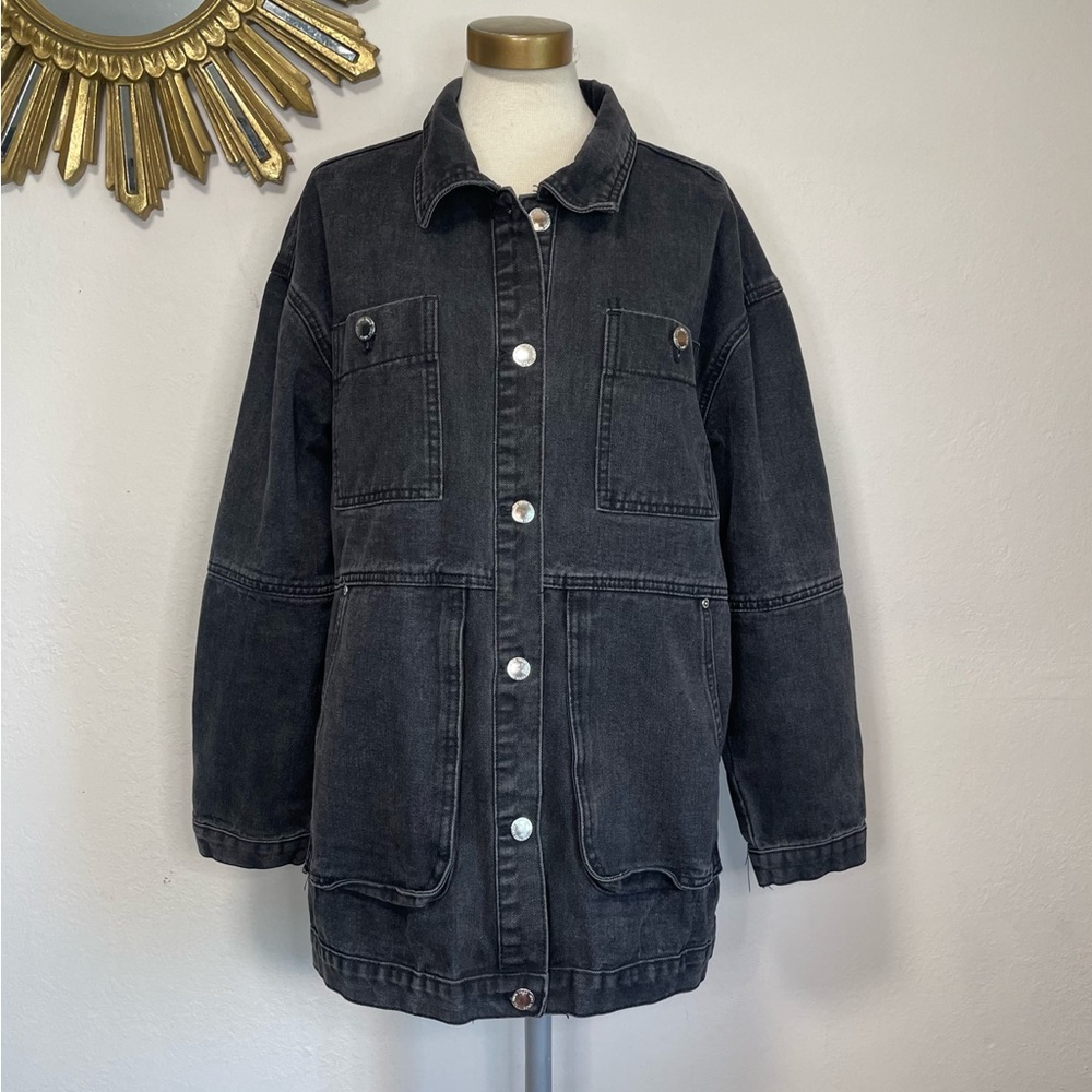 IMOS Denim Long Jacket - Picture 8 of 16